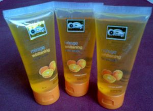 orange sunkist facial wash